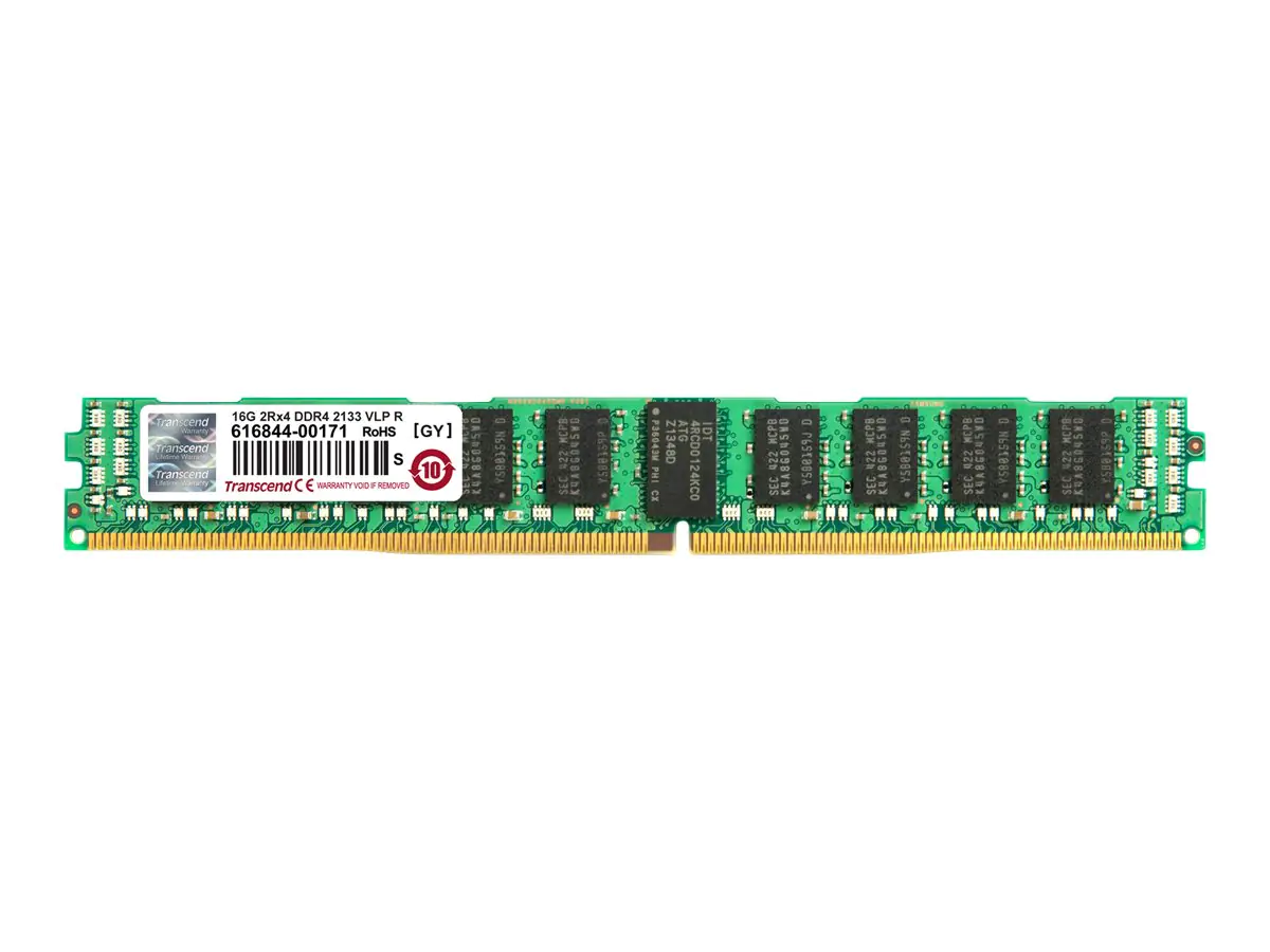Transcend - DDR4 - Modul - 8 GB - DIMM 288-PIN Very Low Profile - 2133 MHz / PC4-17000 - CL15 - 1.2 V - registriert - ECC