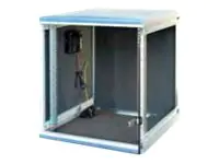 apraNET OptiRACK - Schrank Netzwerkschrank - Hellgrau, RAL 7035, RAL 5014, Taubenblau - 12U - 48.3 cm (19")