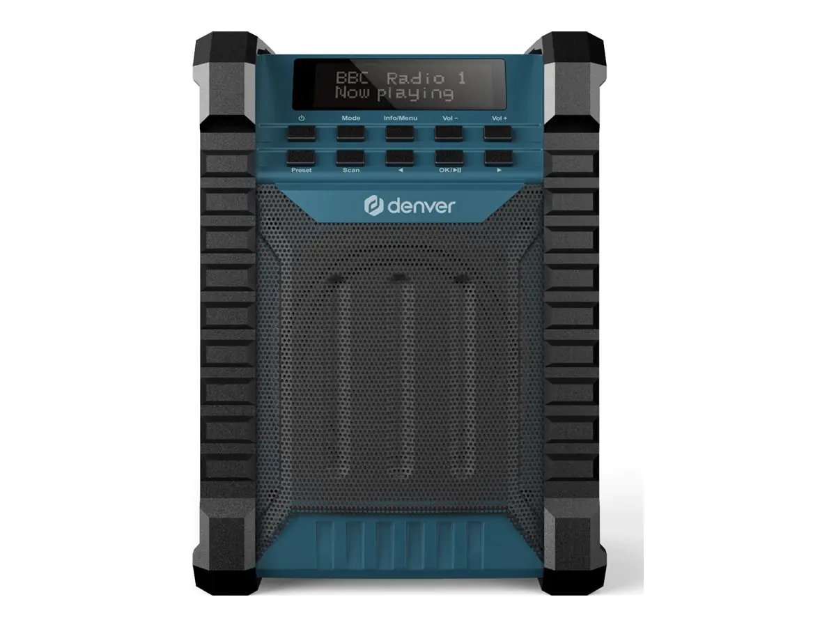 DENVER WRD-60 - Baustellenradio - 100 Watt