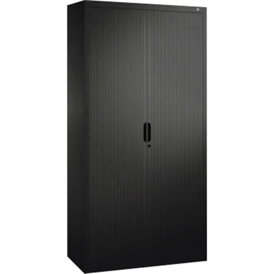C P Omnispace Rollladenschrank schwarzgrau 4 Fachböden 100.0 x 42.0 198.0 320200S10234