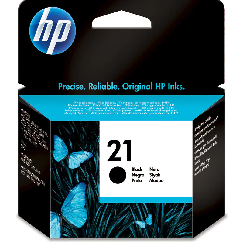 HP 21 - Schwarz - original - Tintenpatrone - für Deskjet F2185, F2187, F2210, F2235, F2240, F2275, F2280, F2290, F375, F4175, F4190, F4194