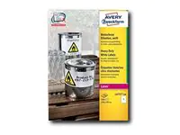 Avery Zweckform Avery Durable Heavy Duty L4775 - Polyester - permanenter Klebstoff - weiß - A4 (210 x 297 mm) L4775-100