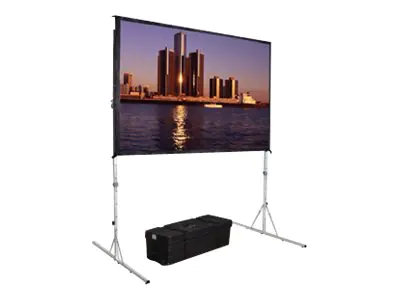 Vaddio Da-Lite Fast-Fold Deluxe Screen System HDTV Format - Projektionsschirm mit abnehmbaren