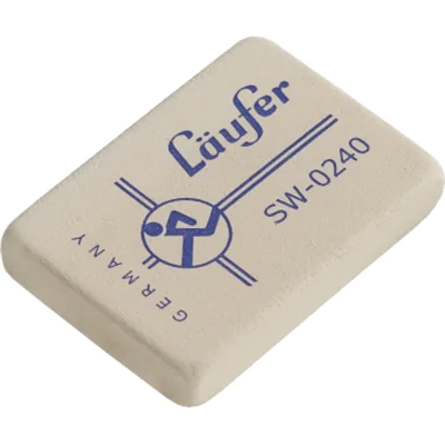 LÄUFER Radierer 02400 40x28x7,5mm Kautschuk