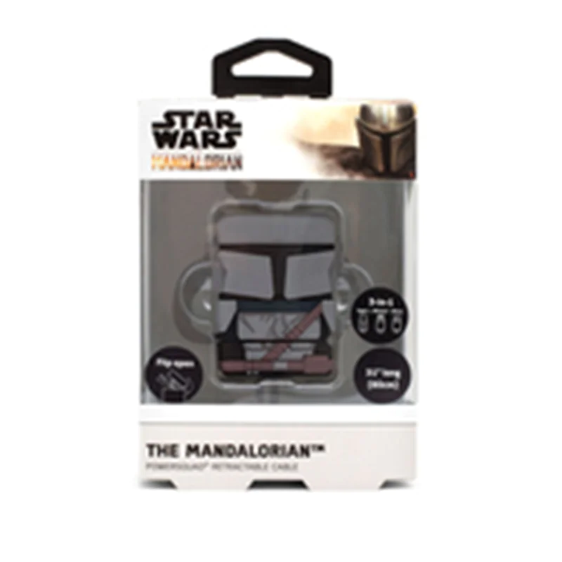 Thumbs Up PowerSquad The Mandalorian, 0,6 m, USB A, USB C/Micro-USB B/Lightning, Schwarz, Grau 1002602