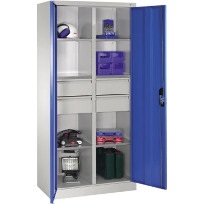 C+P Werkzeugschrank 89213042S10032 6Bd. 4Sch. 1950x930x500mm lgr/lbl