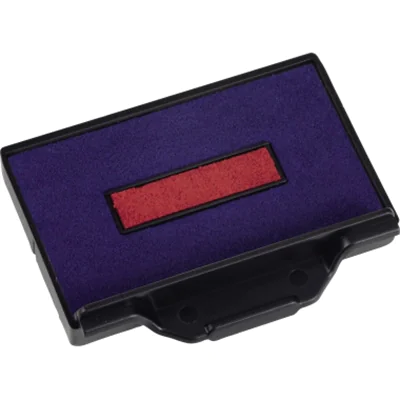 trodat Stempelkissen 6/53/2 78254 ohne Öl blau/rot 2 St./Pack.