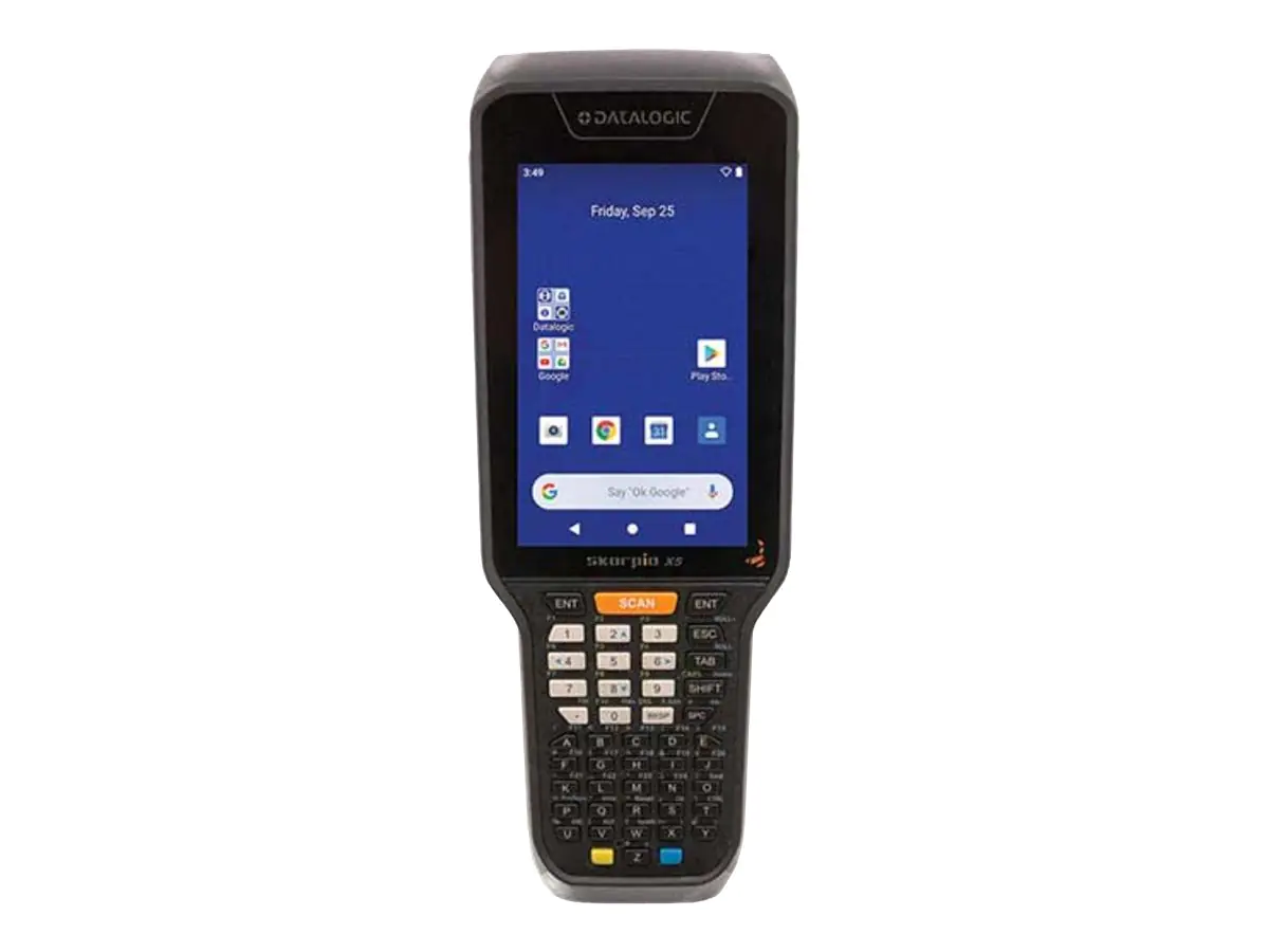Datalogic Skorpio X5 - Datenerfassungsterminal - robust - Android 10 - 64 GB - 10.9 cm (4.3") Farbe TFT (800 x 480) - Kamera auf Rückseite - Barcodeleser - (2D-Imager) - USB-Host - microSD-Steckplatz - Wi-Fi 5, NFC, Bluetooth