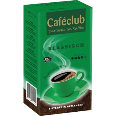 Kaffee Cafeclub Klassisch 796 gemahlen 500g