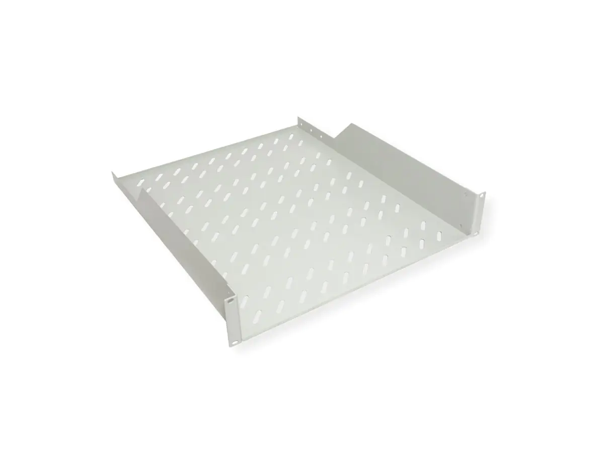 ROLINE Rack - Regal - 550 mm tief, Tragfähigkeit 25 kg - RAL 7035, Hellgrau - 2U - 48.3 cm (19") 26.21.0022
