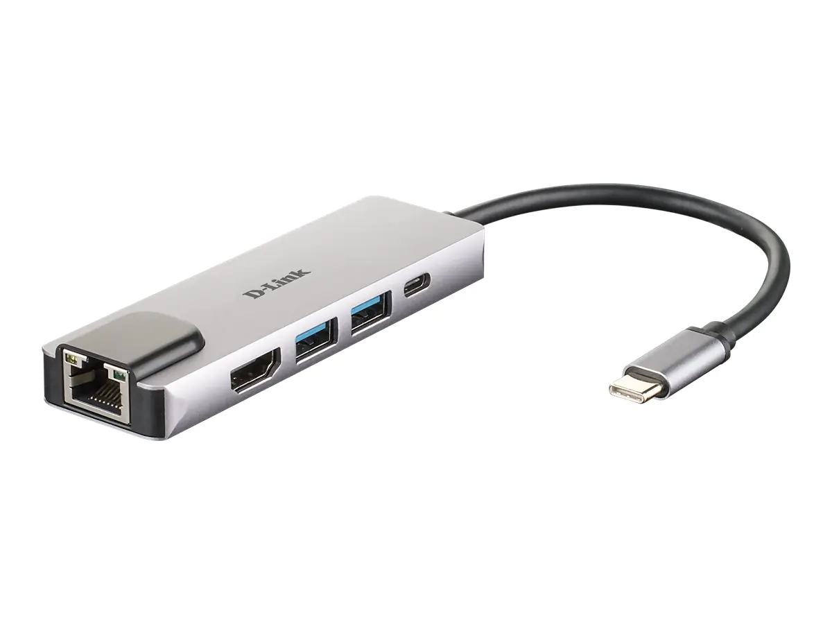 D-Link DUB-M520 - Dockingstation - USB-C / Thunderbolt 3 - HDMI - 1GbE