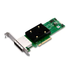 Broadcom HBA 9500-16e Tri-Mode - Speicher-Controller - 16 Sender/Kanal - SATA 6Gb/s / SAS 12Gb/s / PCIe 4.0 (NVMe) - PCIe 4.0 x8