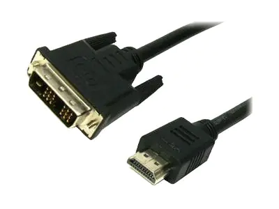 MediaRange - Adapterkabel - Dual Link - HDMI männlich zu DVI-D männlich - 2 m - Schwarz