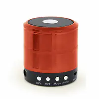 Gembird SPK-BT-08-R - Lautsprecher - tragbar - kabellos - Bluetooth - 3 Watt - Rot