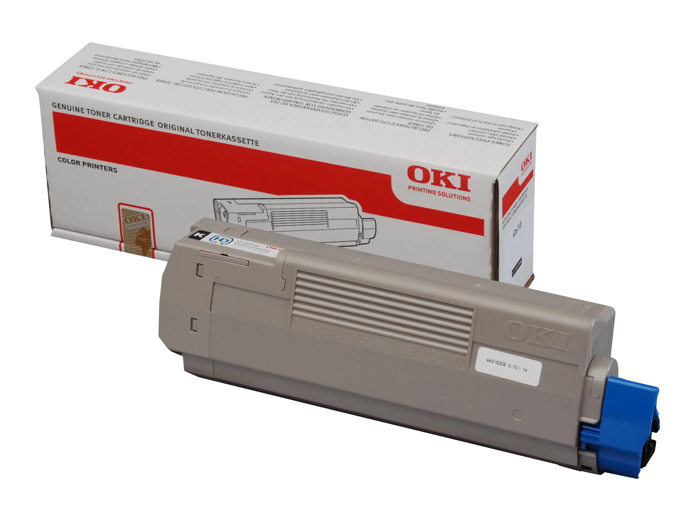 OKI - Schwarz - Original - Tonerpatrone - für C610dn, 610dtn, 610n