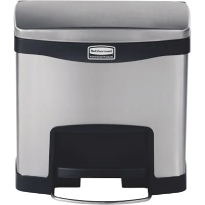 Rubbermaid Tretabfalleimer Slim Jim 1901982 Metall 15l