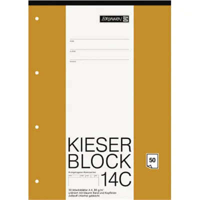 Brunnen 1042924, 210 x 297 mm (A4), 80 g/m², Blau, 50 Blätter