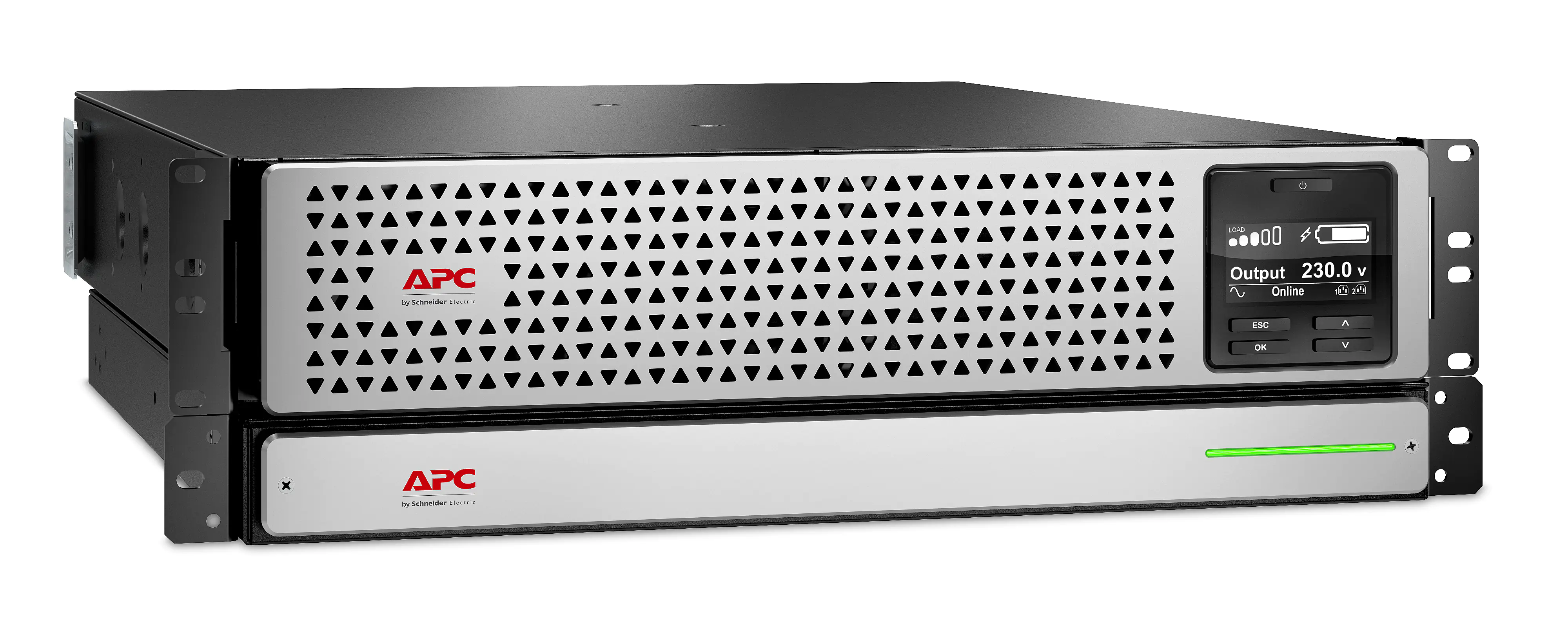 APC Smart-UPS On-Line Li-Ion 1000VA - USV (in Rack montierbar/extern) - Wechselstrom 230 V - 900 Watt - 1000 VA - Ethernet 10/100, RS-232, USB - Ausgangsanschlüsse: 8 - Schwarz