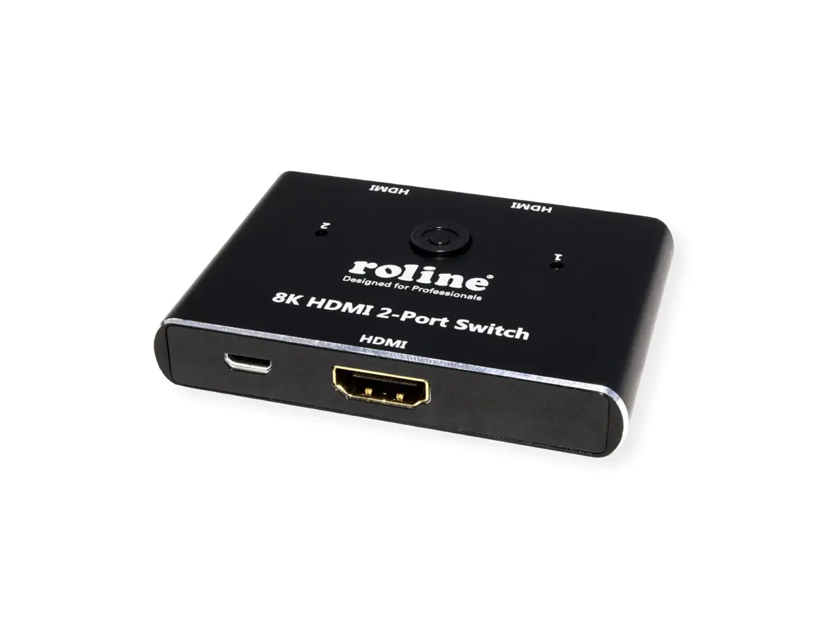 ROLINE UltraHD 8K HDMI-Switch 2fach