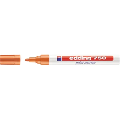 edding Lackmarker 750 4-750006 2-4mm Rundspitze permanent orange
