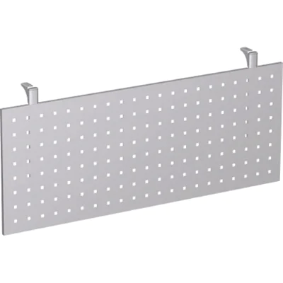 Geramöbel Knieraumblende S-617602-S gelocht 1.200mm silber