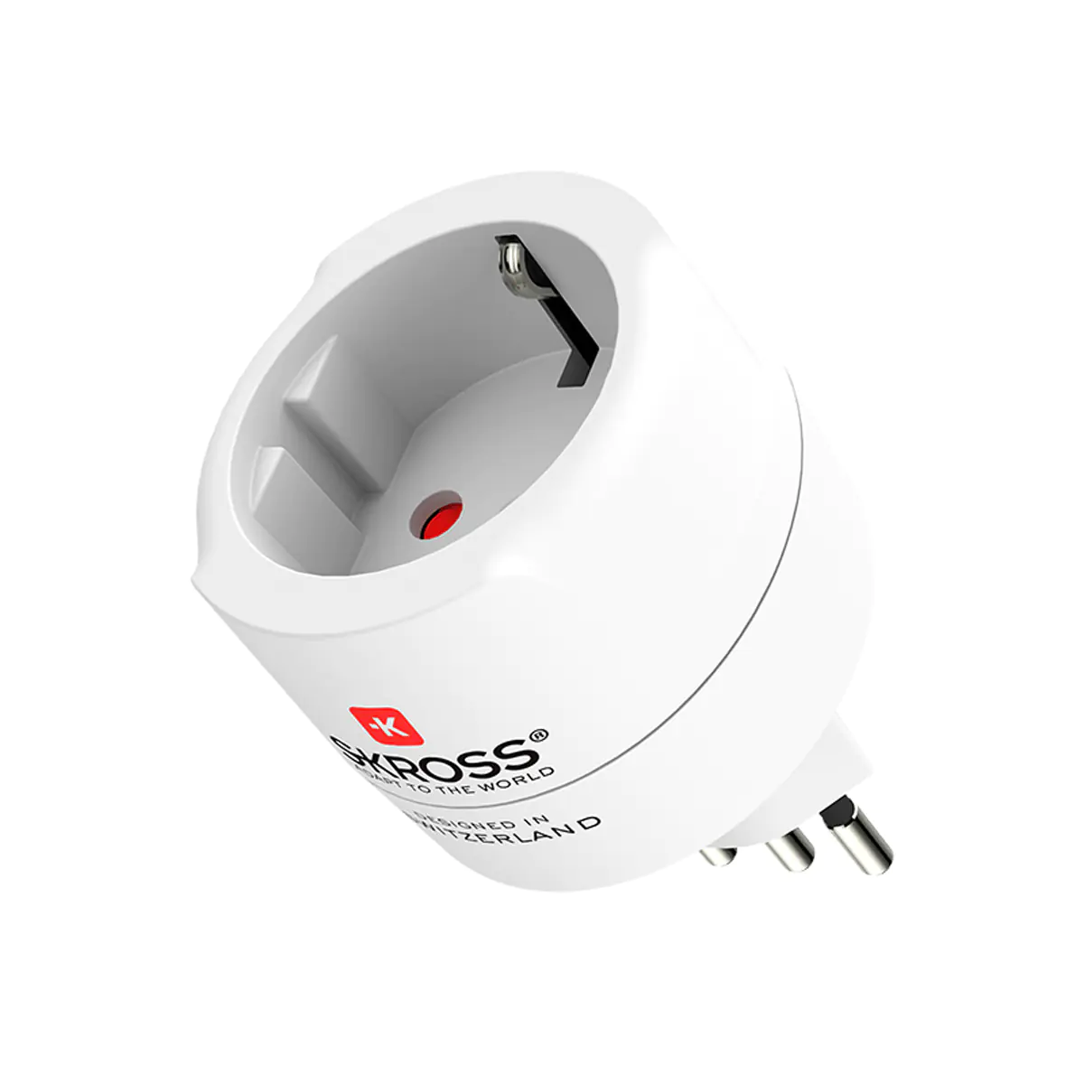 SKROSS Europe to Switzerland Italy Braz Single adapter 1.500272C-E