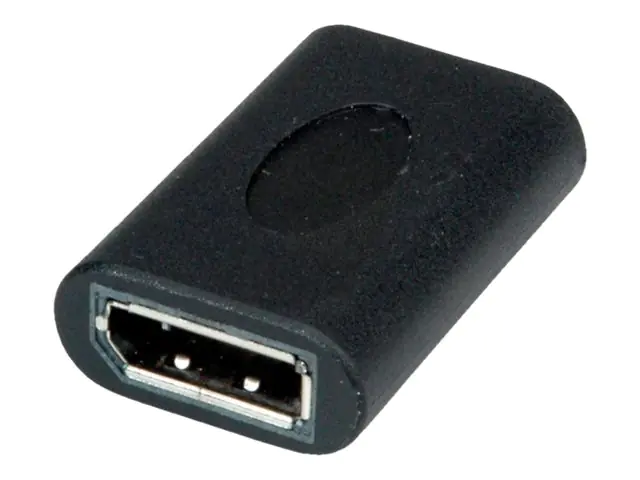 VALUE - DisplayPort-Buchse-/Steckerwandler - DisplayPort (W) zu DisplayPort (W) - DisplayPort 1.2 - 4K Unterstützung, Passiv - Schwarz