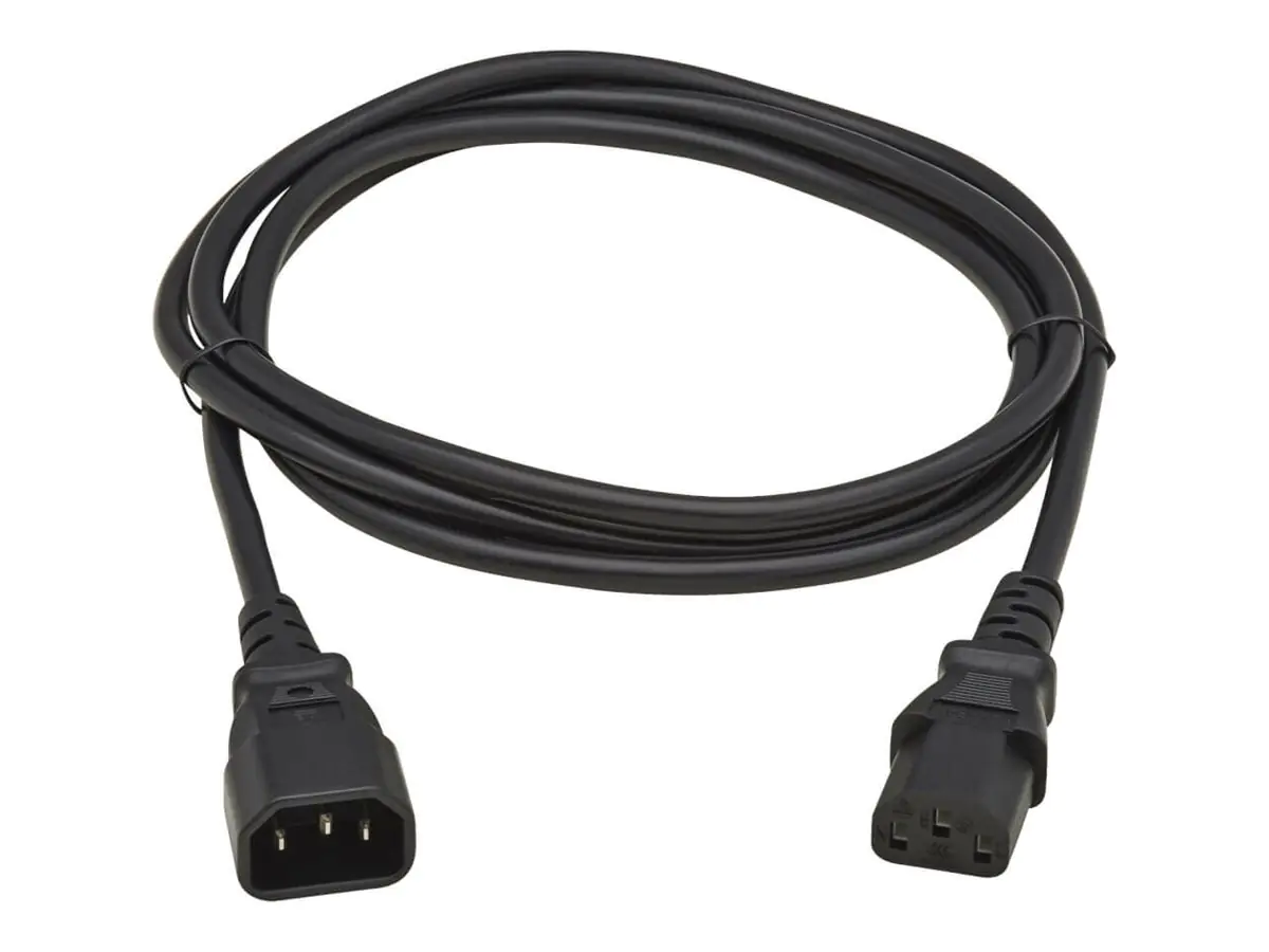 Tripp Lite PDU Power Cord, C13 to C14 - 10A, 250V, H05VV-F, 2 m (6.6 ft.), Black - Stromkabel - IEC 60320 C14 zu power IEC 60320 C13 - Wechselstrom 250 V - 10 A - 2 m - Schwarz - Europa