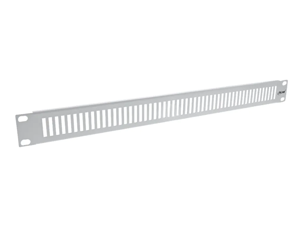 InLine - Rack-Blindabdeckungsplatte - Grau, RAL 7035 - 1U - 48.3 cm (19")