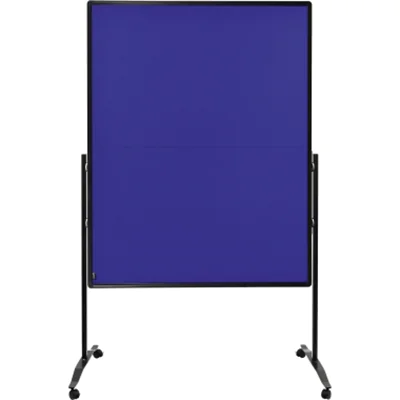 LEGAMASTER PREMIUM PLUS Moderationswand klappbar 150x120cm marineblau, Blau, Aluminium, Schwarz, 1200 mm, 1500 mm, 9,6 kg 7-205410