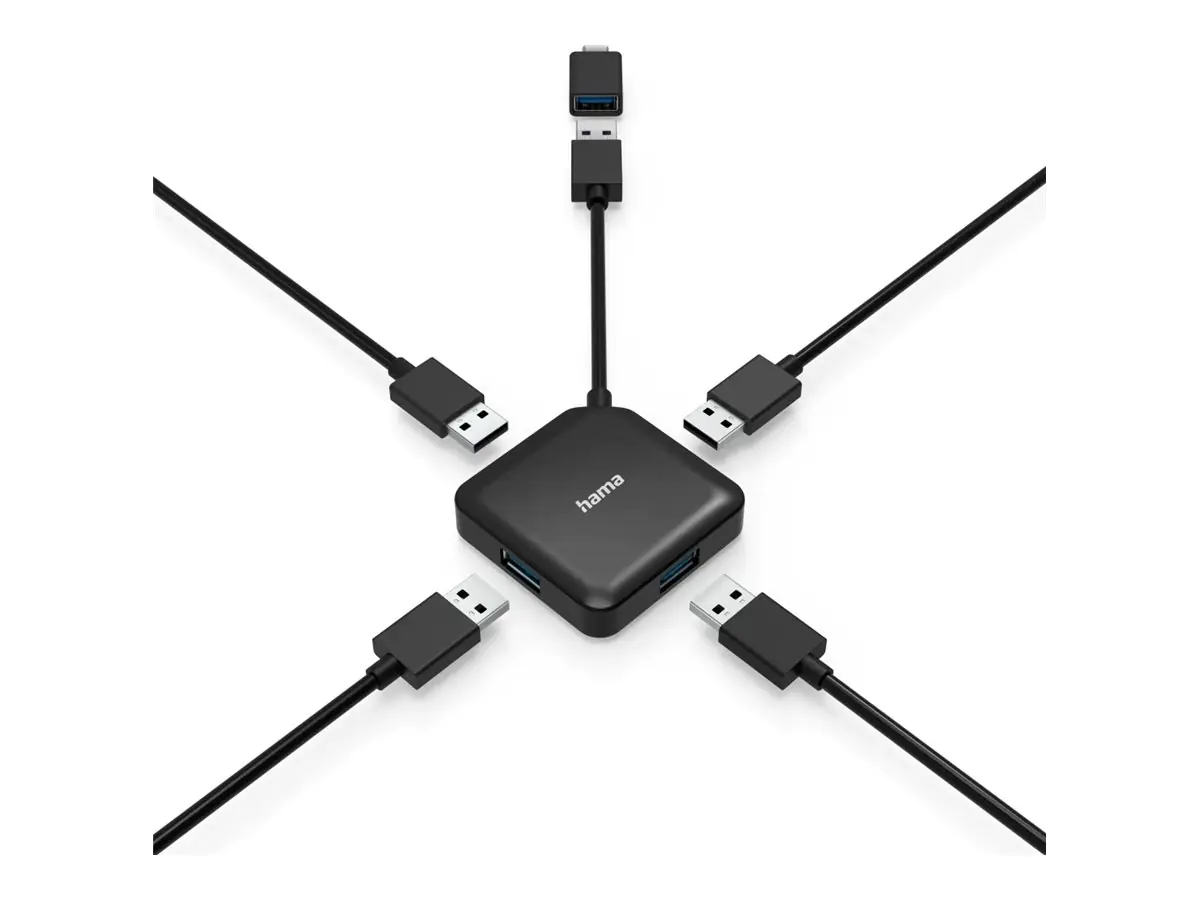 Hama - Hub - 4 x USB 3.2 Gen 1 - Desktop