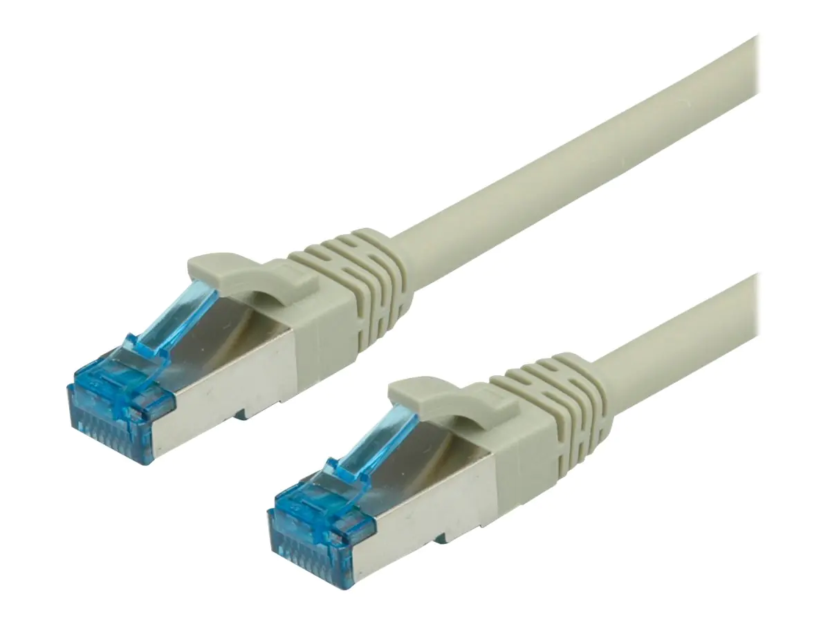 VALUE - Patch-Kabel - RJ-45 (M) zu RJ-45 (M) - 5 m - SFTP - CAT 6a - verseilt - Grau