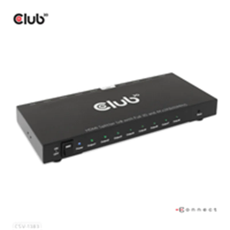 Club 3D CSV-1383 - Video-/Audio-Splitter - 8 x HDMI - Desktop