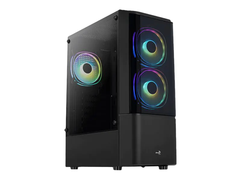 AEROCOOL ADVANCED TECHNOLOGIES AeroCool Quantum - Mid tower - ATX - Seitenteil mit Fenster (gehärtetes Glas) ACCM-PV30133.11
