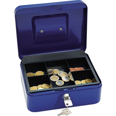 WEDO Geldkassette 145203X 20x16x9cm Größe 2 blau