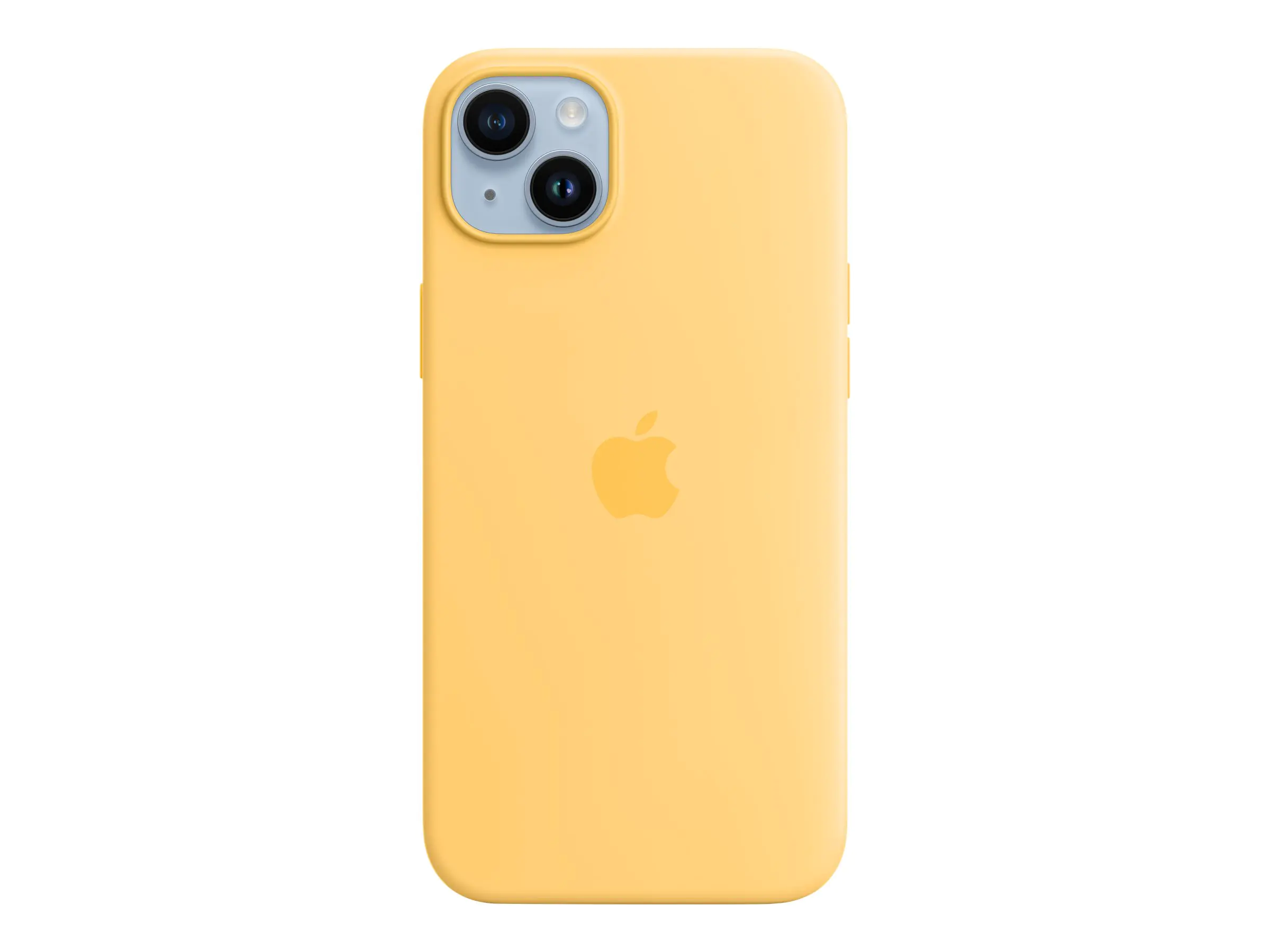 Apple - Hintere Abdeckung für Mobiltelefon - kompatibel mit MagSafe - Silikon - sunglow - für iPhone 14 Plus