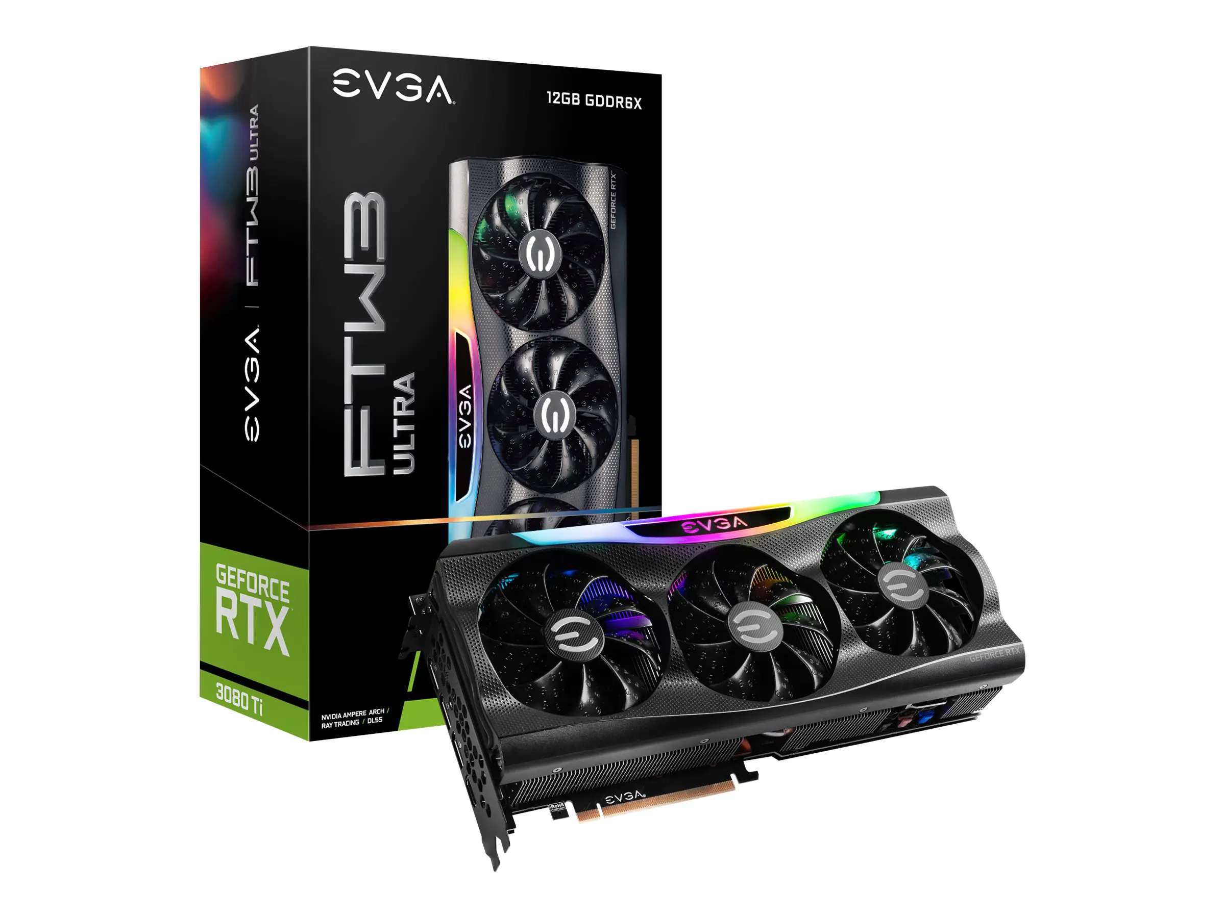 EVGA GeForce RTX 3080 Ti FTW3 ULTRA GAMING - Grafikkarten - GF RTX 3080 Ti - 12 GB GDDR6X - PCIe 4.0 - HDMI, 3 x DisplayPort