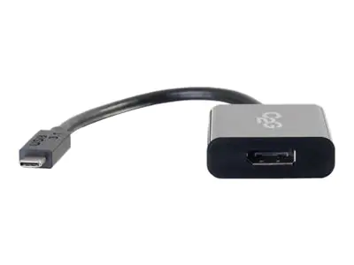 C2G USB C to DisplayPort Adapter Converter - USB Type C to DisplayPort Black - Externer Videoadapter - USB 3.1 - DisplayPort - Schwarz