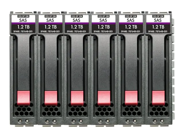 HPE Enterprise - Festplatte - 7.2 TB - Hot-Swap - 2.5" SFF (6.4 cm SFF) - SAS 12Gb/s - 10000 rpm (Packung mit 6) - für Modular Smart Array 1060 10GBASE-T iSCSI SFF, 1060 12Gb SAS SFF, 1060 16Gb Fibre Channel SFF, 2060 10GbE iSCSI SFF, 2060 12Gb SAS SFF, 2
