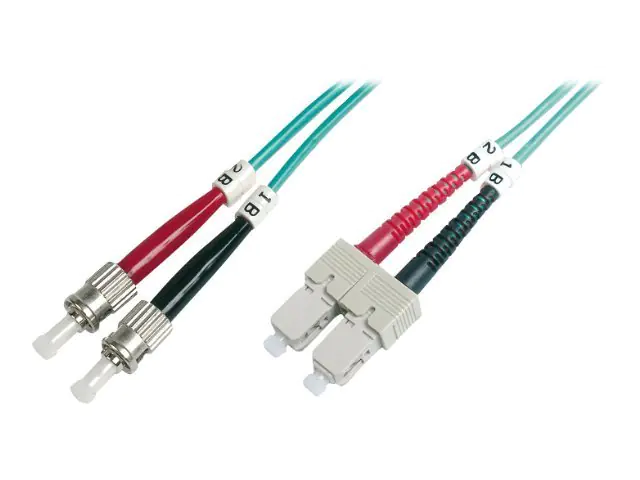 Digitus LWL Multimode OM 3 Patchkabel, ST / SC