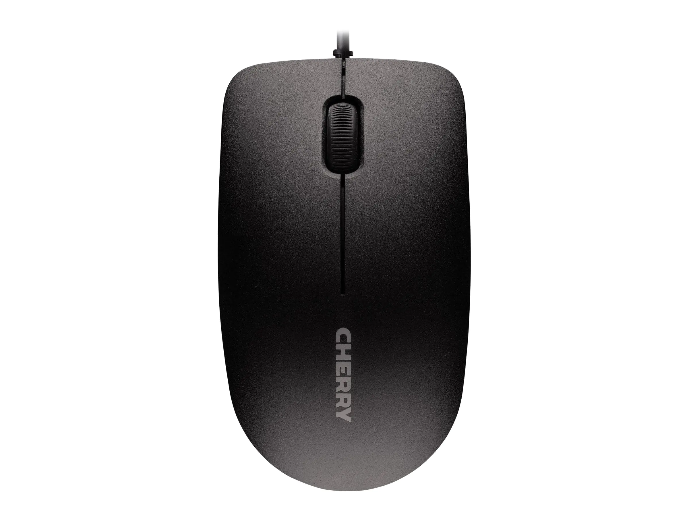 CHERRY MC 1000 - Maus - rechts- und linkshändig - optisch - 3 Tasten - kabelgebunden - USB - Schwarz
