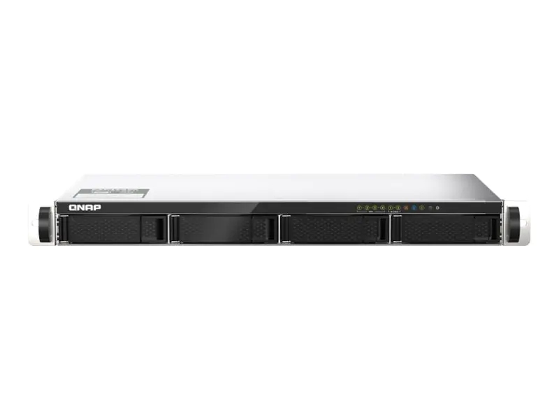 QNAP TS-435XeU - NAS-Server - 4 Schächte - Rack - einbaufähig - SATA 6Gb/s - RAID RAID 0, 1, 5, 6, 10, JBOD - RAM 4 GB - 2.5 Gigabit Ethernet / 10 Gigabit Ethernet - iSCSI Support - 1U