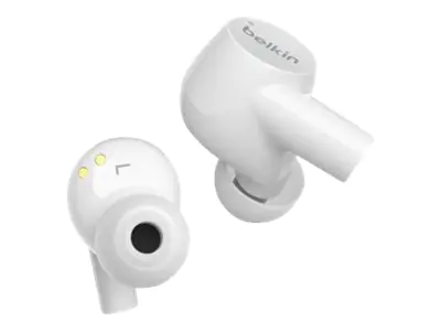 Belkin SoundForm Rise - True Wireless-Kopfhörer mit Mikrofon - im Ohr - Bluetooth - weiß