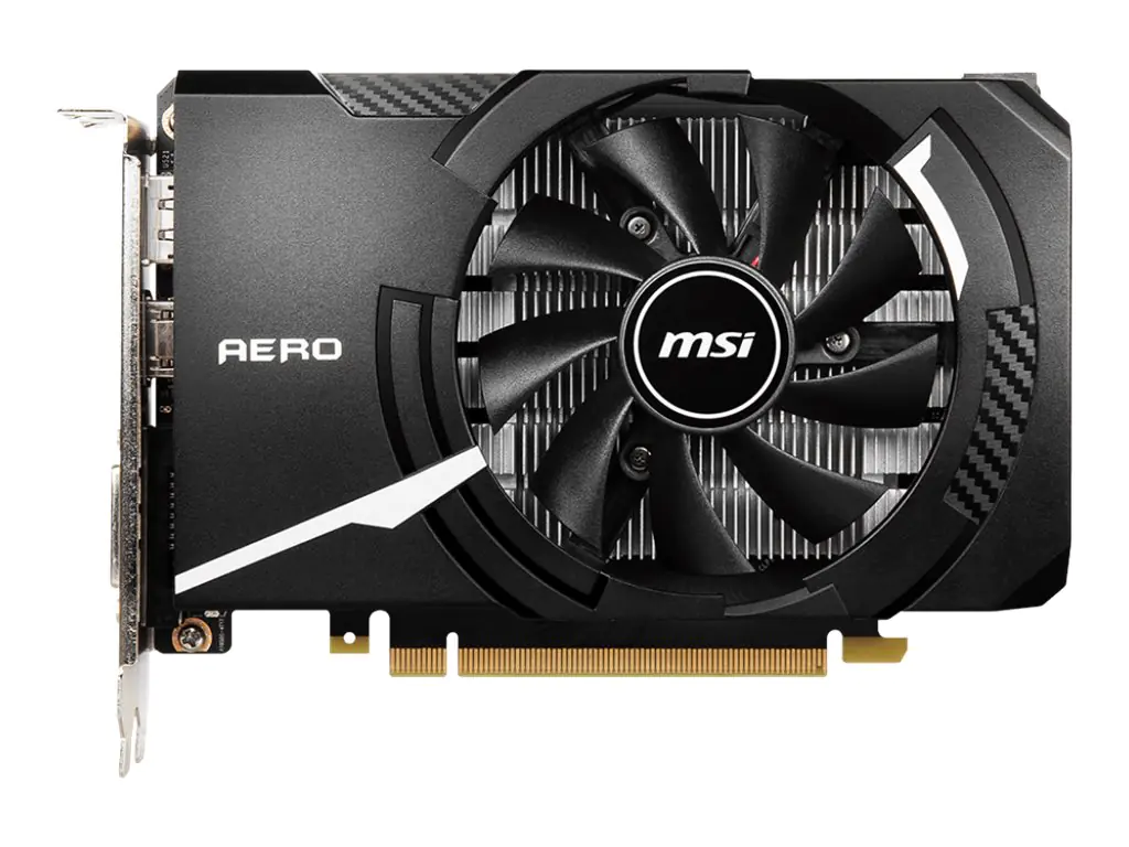 MSI GeForce GTX 1650 D6 AERO ITX OCV1 - Grafikkarten - GF GTX 1650 - 4 GB GDDR6 - PCIe 3.0 x16 - DVI, HDMI, DisplayPort