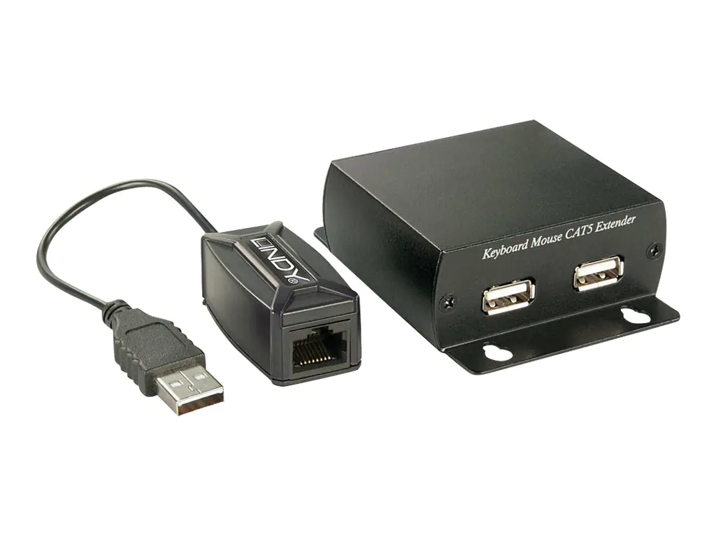 Lindy USB Keyboard and Mouse Extender - Tastatur- / Maus-Erweiterung - USB - bis zu 300 km