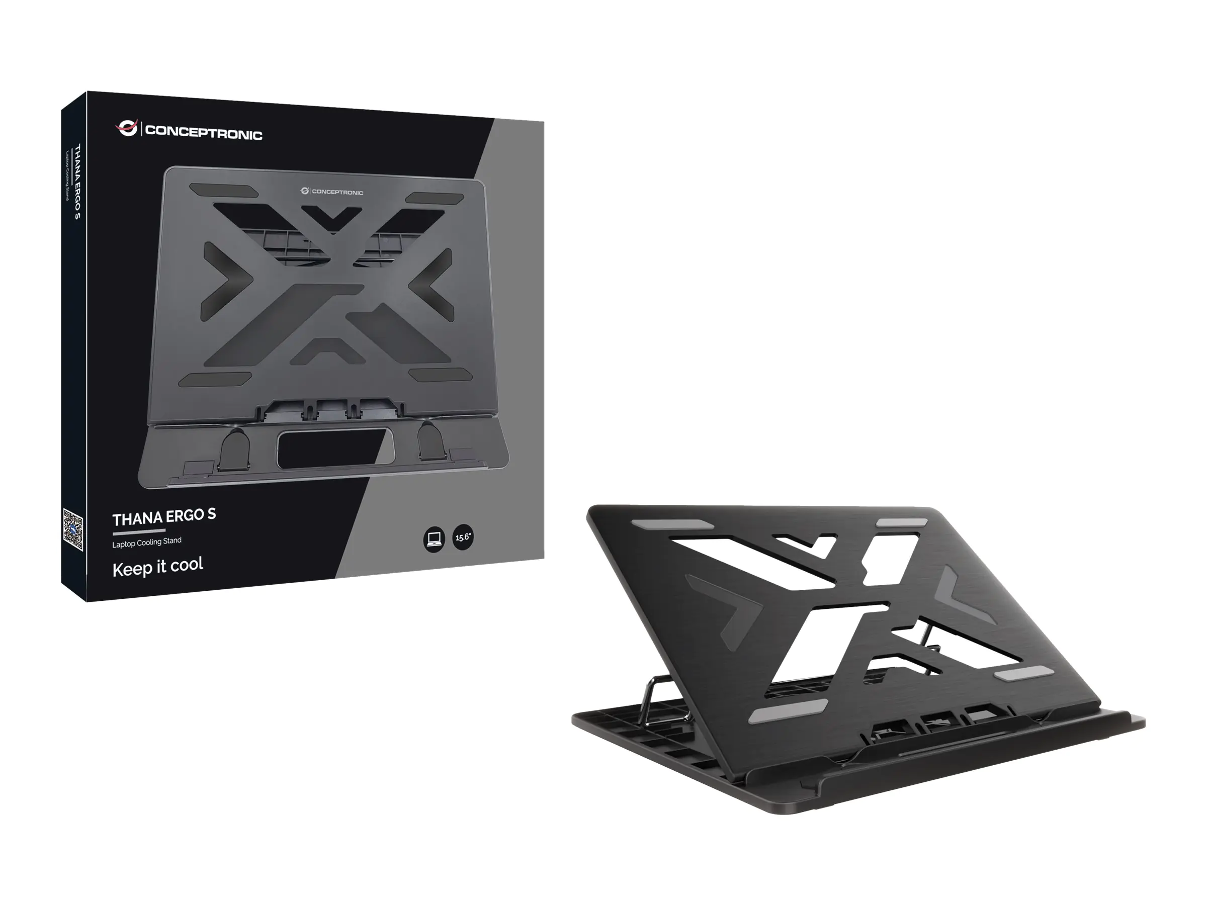 Conceptronic THANA ERGO S - Notebook-Ständer - 39.6 cm (15.6") THANA03B