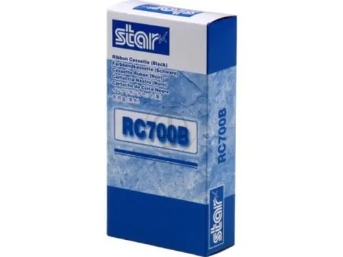 Star RC700B - Schwarz - Farbband - für Star SP712, SP712 M, SP712MC, SP712MD, SP712MU, SP742, SP742 M, SP742MC, SP742MD, SP742MU