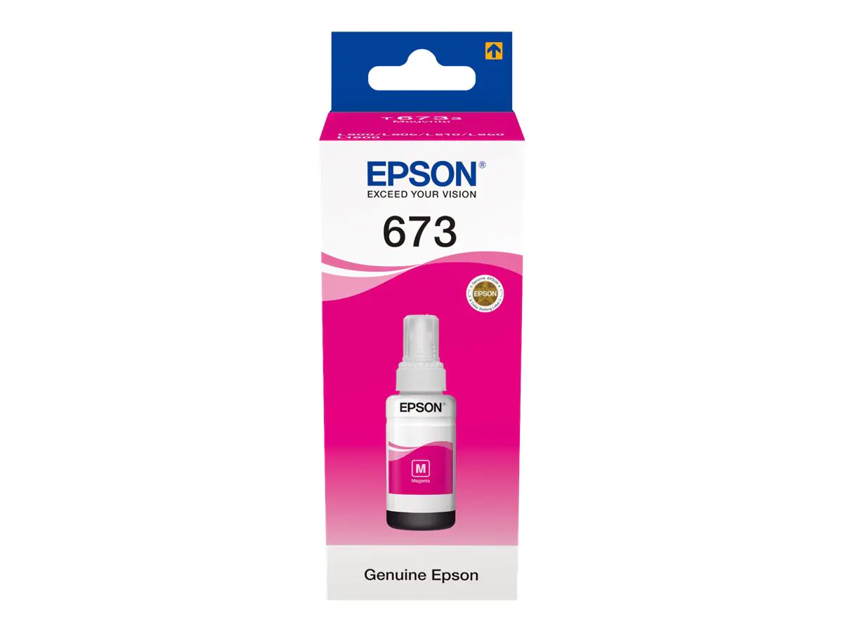 Epson T6733 - 70 ml - Magenta - original - Nachfülltinte - für Epson L1800, L800, L805, L810, L850; EcoTank L1800