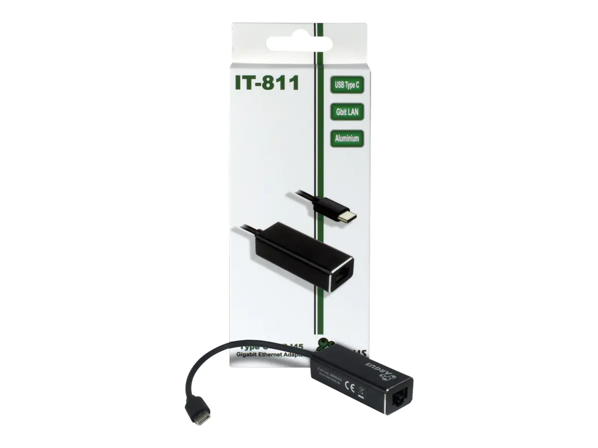 Inter-Tech Argus IT-811 - Netzwerkadapter - USB-C - Gigabit 88885438