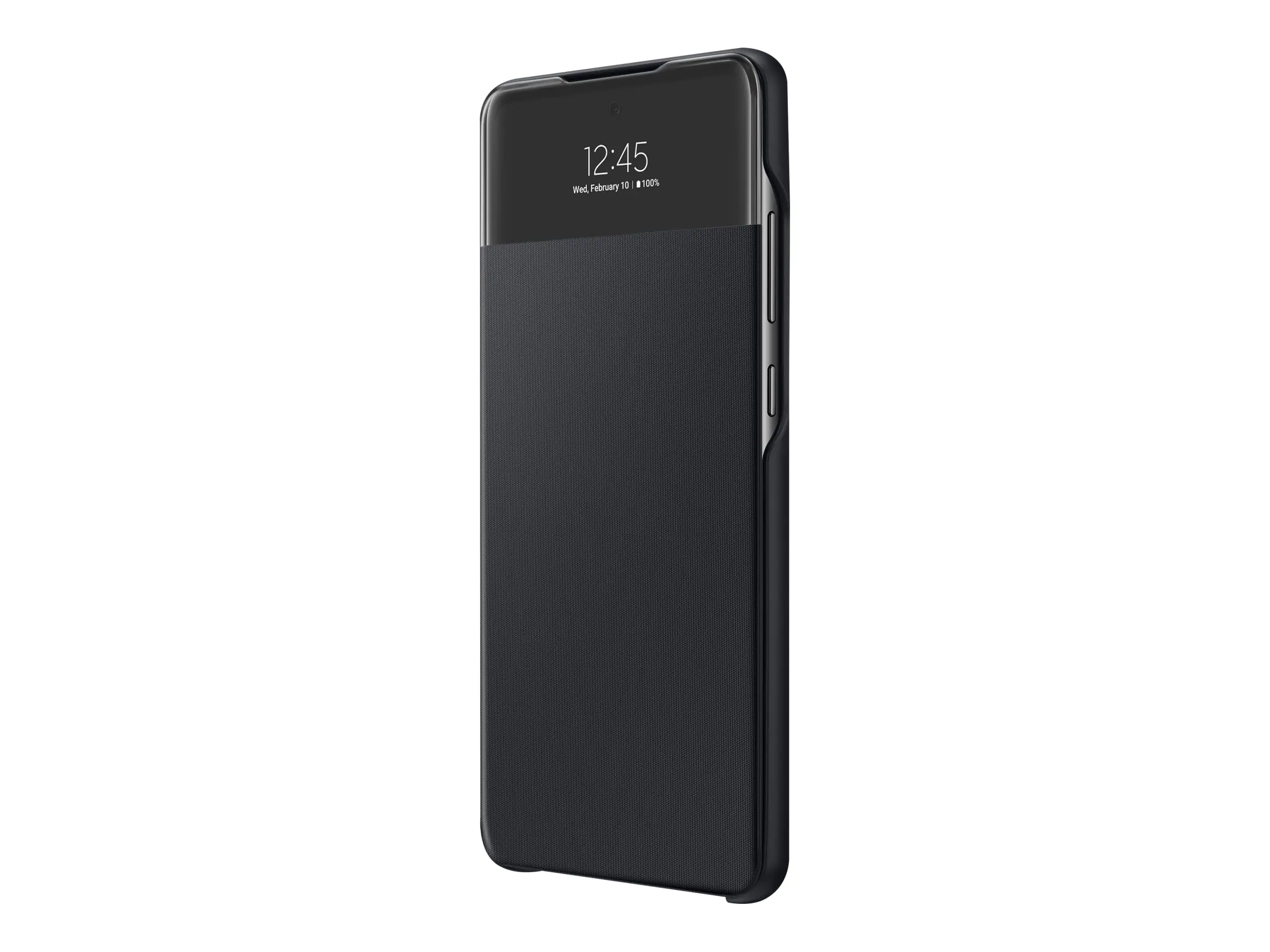 Samsung S View EF-EA725 - Flip-Hülle für Mobiltelefon - Schwarz - für Galaxy A72